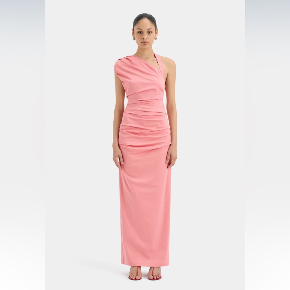 SIR the label Pink Giacomo Gathered Gown
